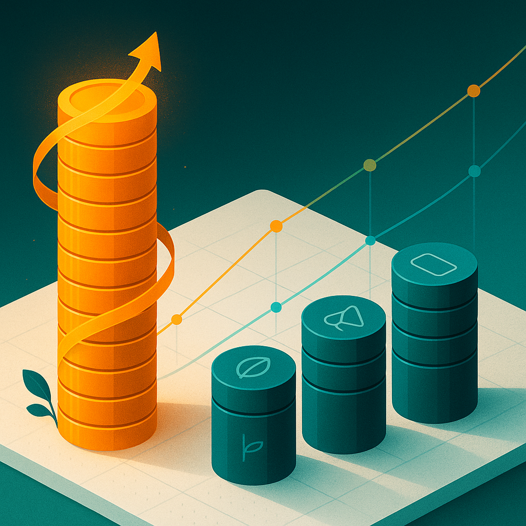 Chart comparing SEO ROI to paid channels
