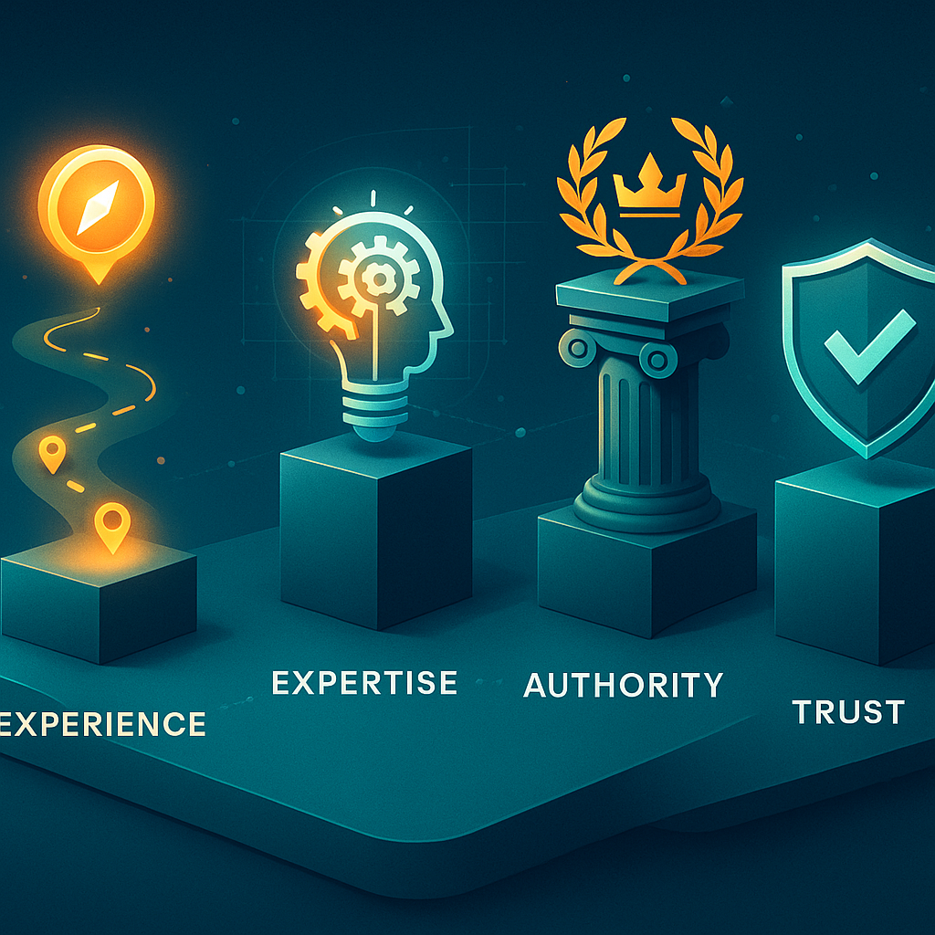E-E-A-T framework pillars