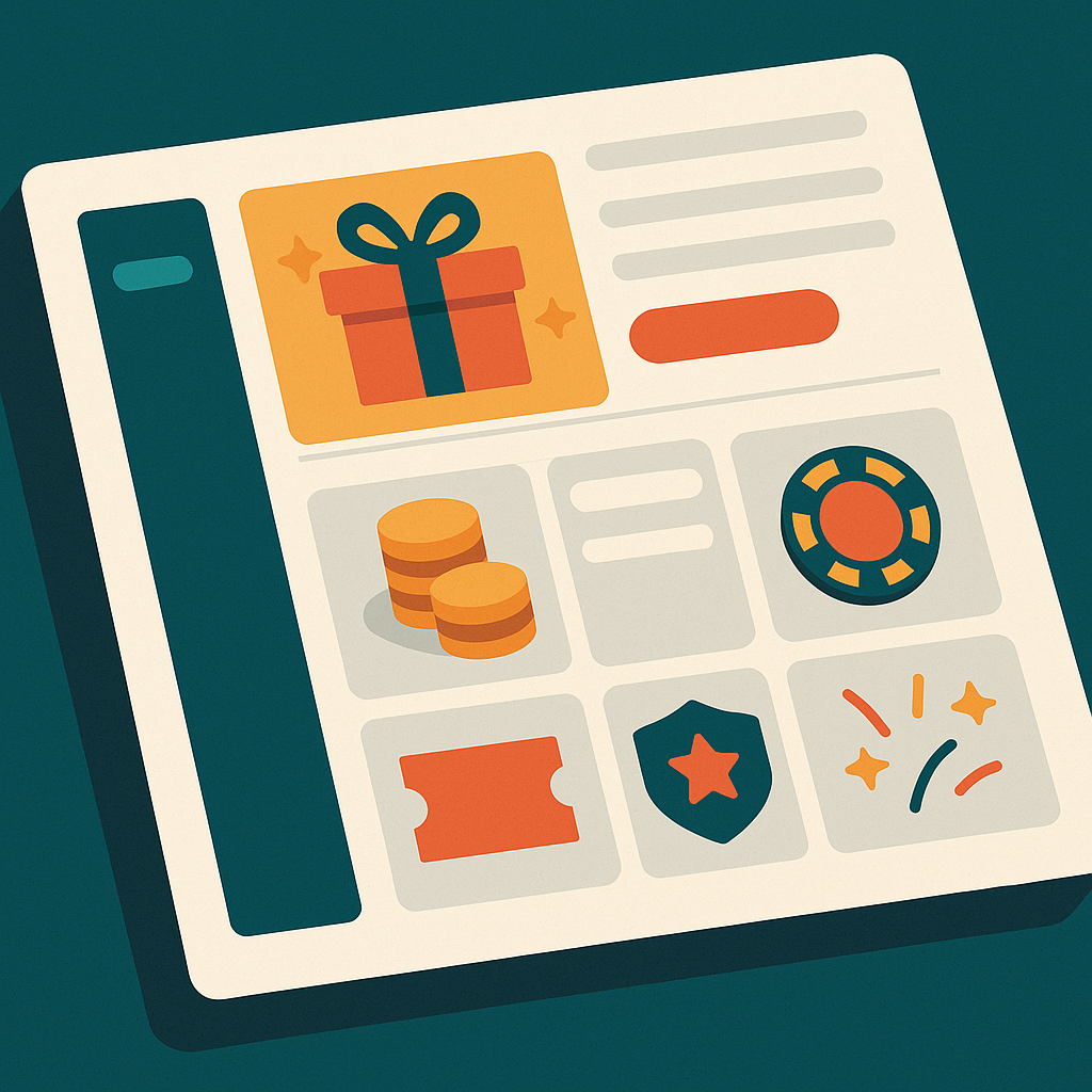 Optimized content layout for no-deposit bonuses